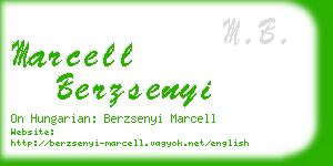 marcell berzsenyi business card